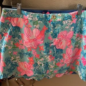 NWT Lilly Pulitzer Womens Skort Scallop Hem Colette